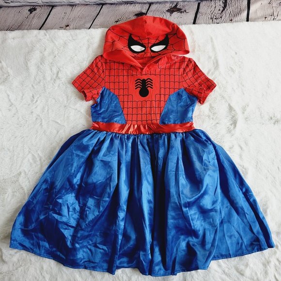 Girls' Marvel Spider-Man Cosplay Dress, 3KIDU-AE - Picture 2 of 4